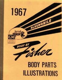 Fisher Body Parts Illustrations for Oldsmobile